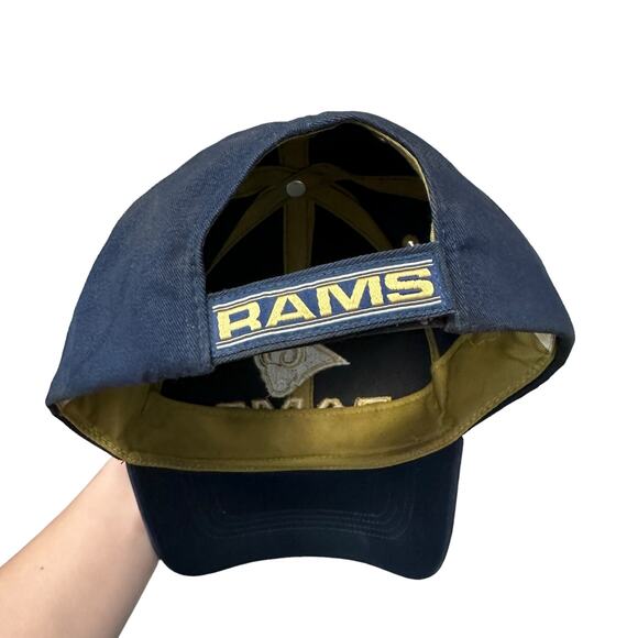 NFL St. Louis Rams Baseball Hat Cap Dark Blue Adjustable - Picture 2 of 5